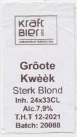 KraftBier, Grôote Kwèèk Sterk Blond