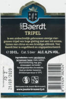 Jouster Bierbrouwerij, Van Baerdt Tripel Jouster Bierbrouwerij, Van Baerdt Tripel