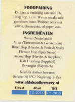 Oldskool Brewery, Foodpairing (Sapphire Hopfen Weisse)