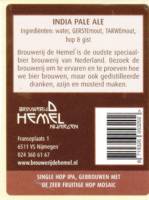 Stadsbrouwerij De Hemel, (Hopverdorie)India Pale Ale