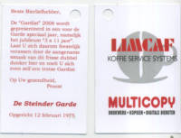 Bierbrouwerij De Fontein, De Gardist 2008 / Lamcaf Bierbrouwerij De Fontein, De Gardist 2008 / Lamcaf