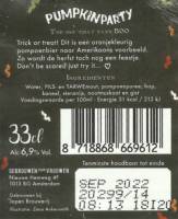 Gebrouwen door Vrouwen, Pumpkin Party Gebrouwen door Vrouwen, Pumpkin Party