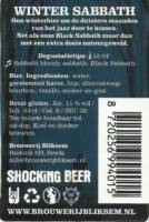 Brouwerij Bliksem, Winter Sabbath