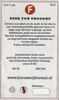 Brouwerij Frontaal, (?) Beer for Thought