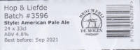 Brouwerij De Molen, Hop & Liefde  American Pale Ale