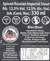 Jopen B.V., Spiced Russian Imperial Stout