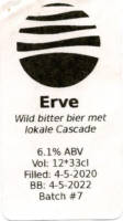 Nevel Artisan Ales , Erve