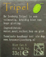 Brouwerij Zeeburg, Tripel Brouwerij Zeeburg, Tripel