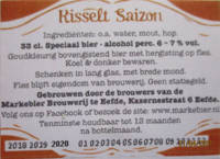 Markebier Brouwerij, Risslet Saizon