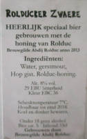 Stichting Brouwgilde Abdij Rolduc anno 2013, Rolducker Zwaere Stichting Brouwgilde Abdij Rolduc anno 2013, Rolducker Zwaere