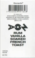 Licentiebrouwsels , Rum Vanilla Soaked French Toast