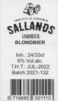 Sallandse Landbierbrouwerij, Blondbier