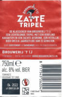 Brouwerij 't IJ, Zatte Tripel