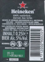 Heineken, Heineken Bier