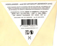 Hooglander Bier, # 06 RIS Vatgerijpt (Benriach 2010)
