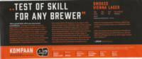Kompaan Dutch Craft Beer Company, Smoked Vienna Lager