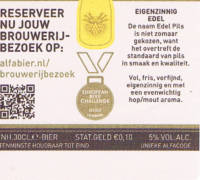 Alfa (Meens Bierbrouwerij), Reserveer nu jouw brouwerijbezoek op: (Edel Pils)