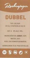 Buitenlandse bieren voor Nederlandse markt (etiket Nederlandse plaatsnaam), Dubbel Rockenjager