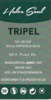 Buitenlandse bieren voor Nederlandse markt (etiket Nederlandse plaatsnaam), Tripel Halve Soul