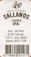 Sallandse Landbierbrouwerij, IPA