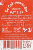 Bierbrouwerij Bourgogne Kruis (Oosterhout), De Gekroonde Bel Witbier