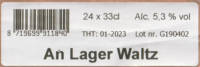 100 Watt Brewery, An Lager Waltz