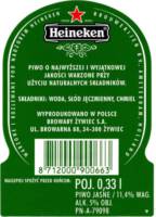 Licentiebrouwsels , Heineken Piwo Jasne