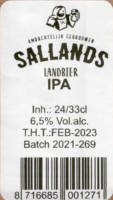 Sallandse Landbierbrouwerij, IPA