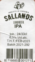 Sallandse Landbierbrouwerij, IPA