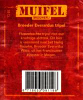 Muifelbrouwerij, Broeder Everardus Tripel Muifelbrouwerij, Broeder Everardus Tripel