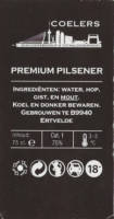 Buitenlandse bieren voor Nederlandse markt (etiket Nederlandse plaatsnaam), Coelers Premium Pilsener