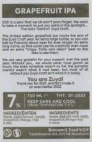 Zuyd Craft, Grapefruit IPA Zuyd Craft, Grapefruit IPA