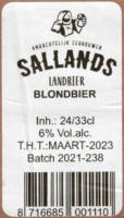 Sallandse Landbierbrouwerij, Blondbier