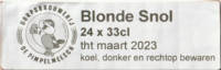 Dorpsbrouwerij De Pimpelmeesch, Blonde Snol