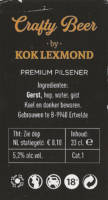 Buitenlandse bieren voor Nederlandse markt (etiket Nederlandse plaatsnaam), Crafty Beer Premium Pilsener