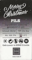 Buitenlandse bieren voor Nederlandse markt (etiket Nederlandse plaatsnaam), Merry Christmas Pils