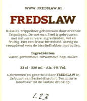 Fredslaw, Tripelbier Fredslaw, Tripelbier