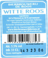 Bierbrouwerij De Roos Anno 1877, Witte Roos