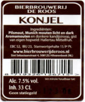 Bierbrouwerij De Roos Anno 1877, Konjel