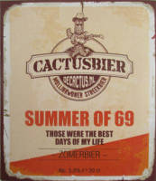 Möllinkwoner Streekbier, Cactusbier Summer of 69