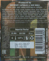 Van Moll Brouwerij, Lupulus Van Moll Imperial Stout