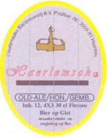 Haerlemsche Bierbrouwerij BV, Haerlemsch &reg; Old-Ale/Hon./Gemb.