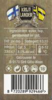 Buitenlandse bieren voor Nederlandse markt (etiket Nederlandse plaatsnaam), Krijtlander Grand Cru