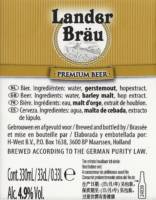 Bavaria, Lander Bräu Premium Beer