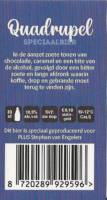 Buitenlandse bieren voor Nederlandse markt (etiket Nederlandse plaatsnaam), Quadrupel Speciaalbier