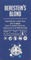 Buitenlandse bieren voor Nederlandse markt (etiket Nederlandse plaatsnaam), Berestein's Blond