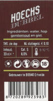 Buitenlandse bieren voor Nederlandse markt (etiket Nederlandse plaatsnaam), Hoecks Dubbel