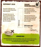 Brouwerij Eanske, Hopoogst 2019