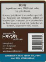 Stadsbrouwerij De Hemel, (Helse Engel) Tripel