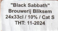 Brouwerij Bliksem, Black Sabbath